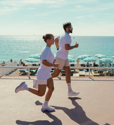 Coach sportif en séance